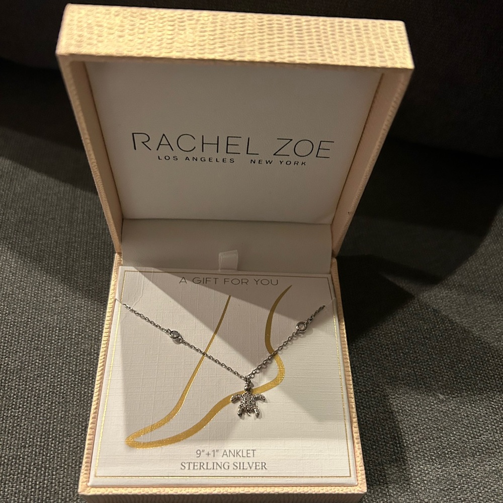 Rachel Zoe sterling silver anklet